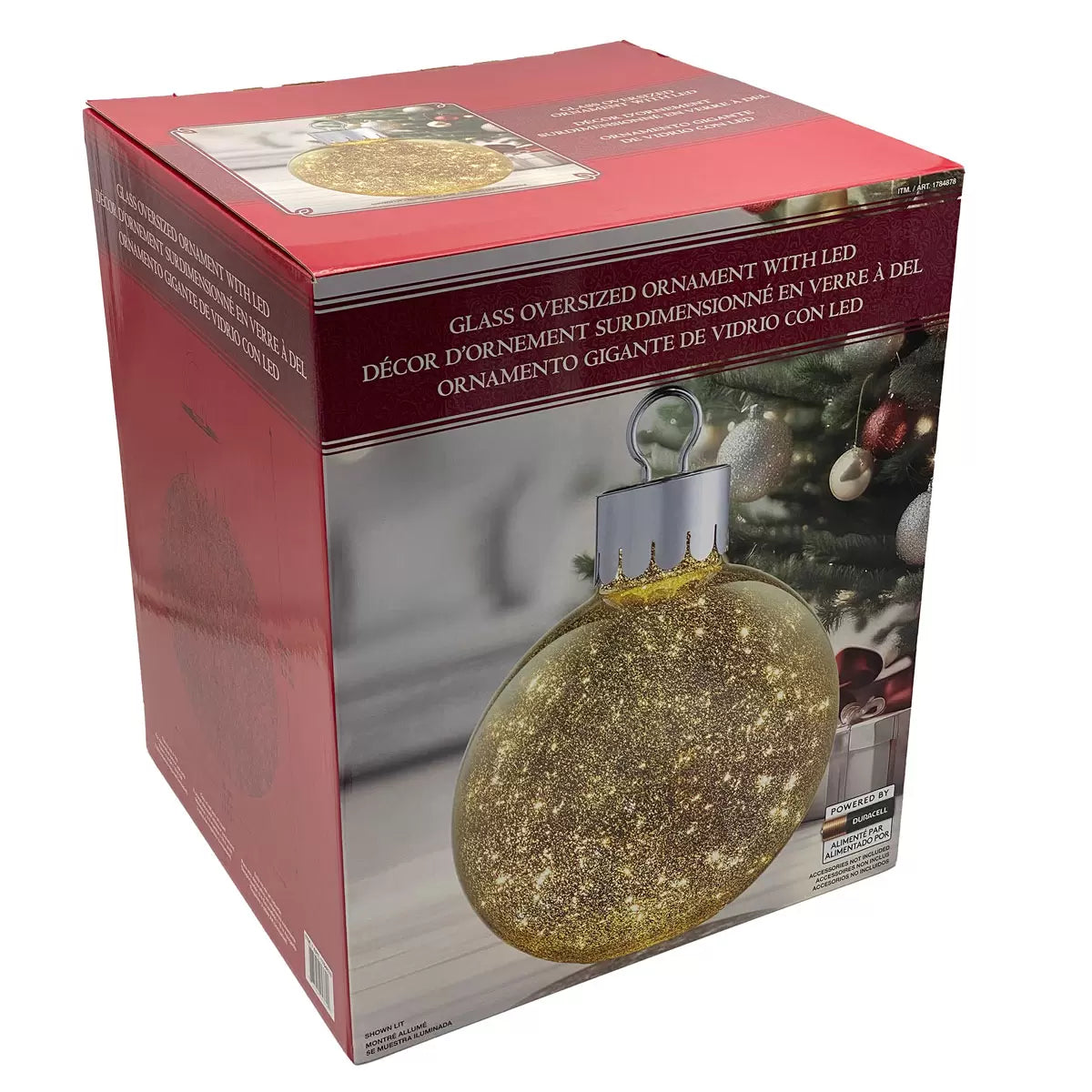 Décor d'Ornement Surdimensionné en Verre à Del-glass-oversized-ornament-with-led-costco-1784878-or-gold-3