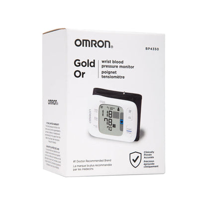 OMRON - Tensiomètre-Bracelet Or BP4350-3-WRISTBLOOD-PRESSURE-MONITOR-COSTCO-2362654