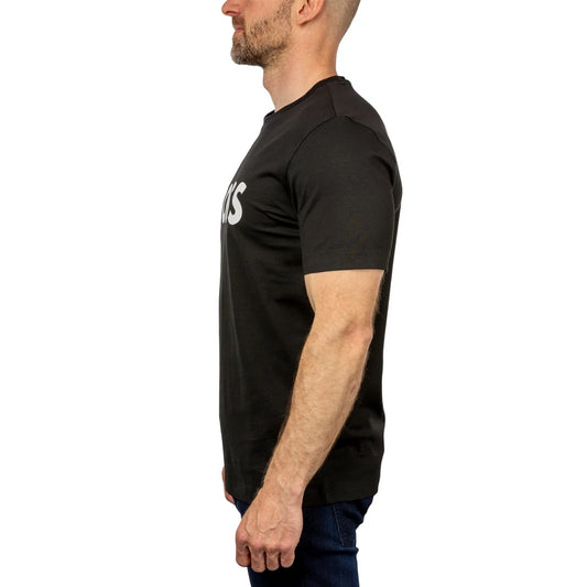 HUGO BOSS - Chandail à Manches Courtes pour Homme Tiburt-men's-short-sleeve-t-shirt-costco-1816155-noir-black-2