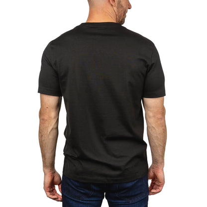 HUGO BOSS - Chandail à Manches Courtes pour Homme Tiburt-men's-short-sleeve-t-shirt-costco-1816155-noir-black-3