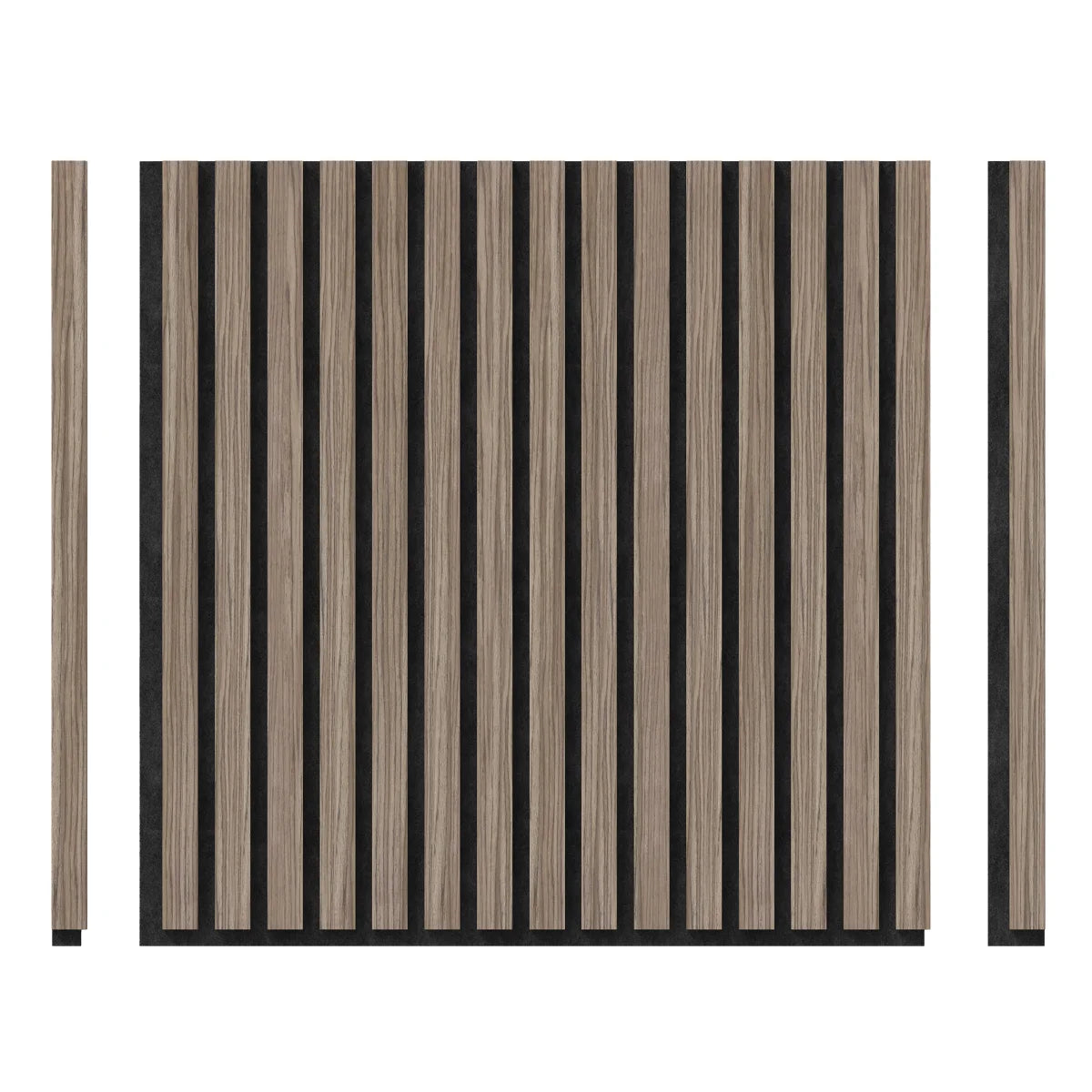 ARTIKA - Ensemble de 4 Panneaux à Lattes Insonorisants Sonolok-slatted-panels-wall-pack-sound-absoption-costco-1811996-noyer-walnut-2