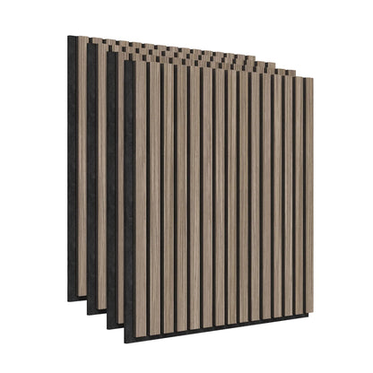 ARTIKA - Ensemble de 4 Panneaux à Lattes Insonorisants Sonolok-slatted-panels-wall-pack-sound-absoption-costco-1811996-noyer-walnut