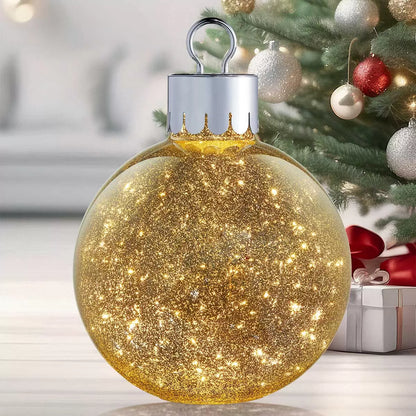 Décor d'Ornement Surdimensionné en Verre à Del-glass-oversized-ornament-with-led-costco-1784878-or-gold-4