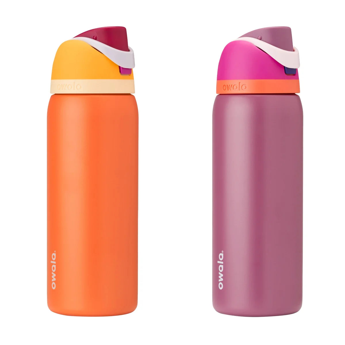 OWALA - Ensemble de 2 Bouteilles d'Eau en Acier Inoxydable FreeSip de 946 ml-STAINLESS-STEEL-WATER-BOTTLES-COSTCO-1855988-orange