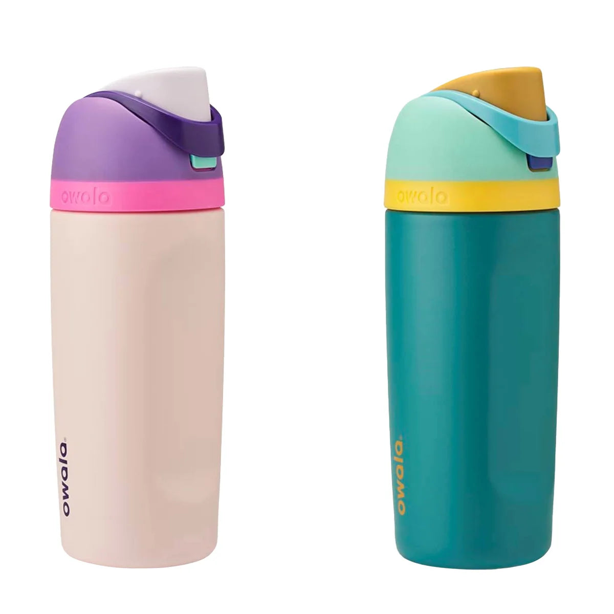 OWALA - Ensemble de 2 Bouteilles d'Eau en Acier Inoxydable FreeSip de 473 ml-pack-stainless-steel-water-bottles-costco-1856617-violet-purple