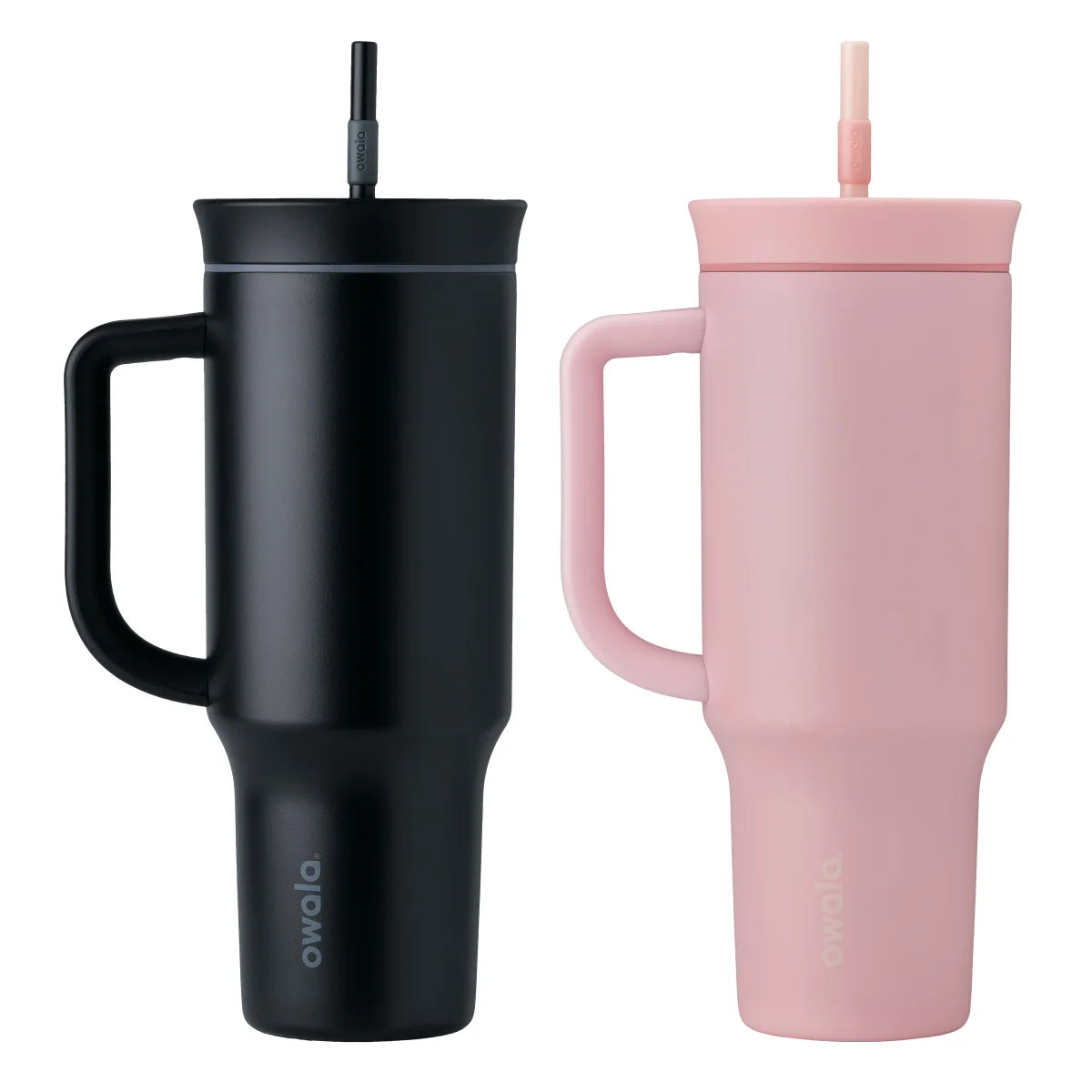OWALA - Ensemble de 2 Gobelets de 1,2 L-pack-set-tumblers-40-oz-costco-1855927-black-noir-rose-pink