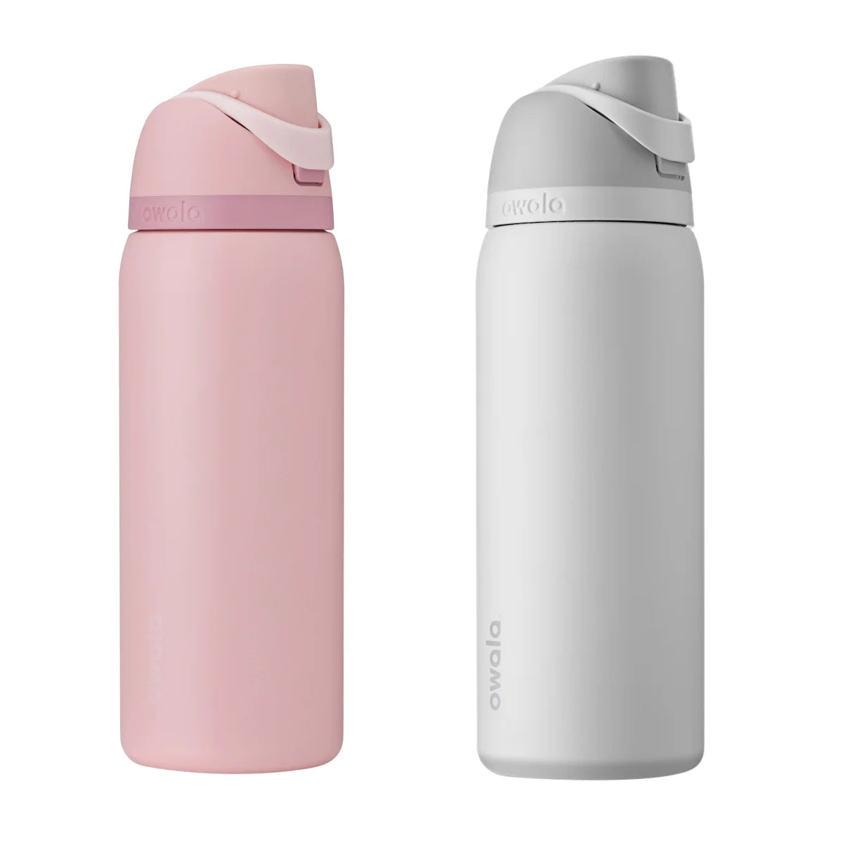 OWALA - Ensemble de 2 Bouteilles d'Eau en Acier Inoxydable FreeSip de 946 ml-STAINLESS-STEEL-WATER-BOTTLES-COSTCO-1855988-rose-pink