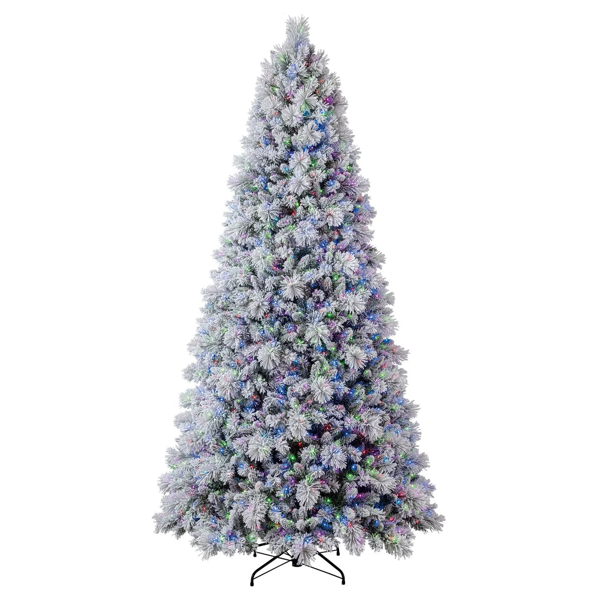 Sapin de Noël Artificiel Floqué de 9 pi *Boite Ouverte*-artificial-flocked-christmas-tree-costco-1784942-2