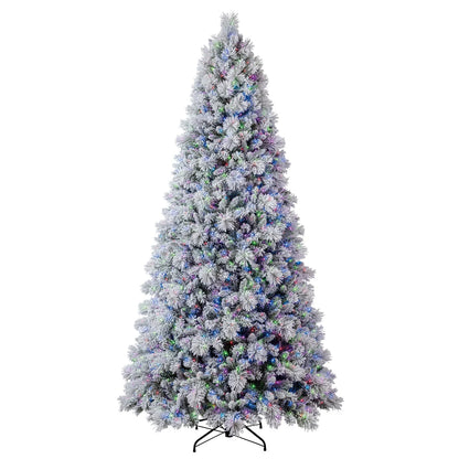 Sapin de Noël Artificiel Floqué de 9 pi *Boite Ouverte*-artificial-flocked-christmas-tree-costco-1784942-2
