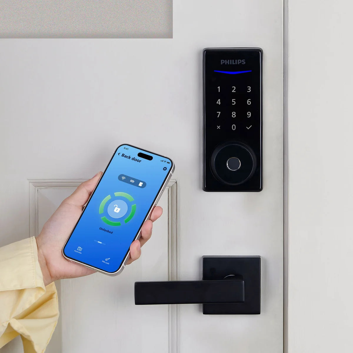 PHILIPS - Serrure Intelligente Séries 4000-smart-deadbolt-series-costco-1949085-5