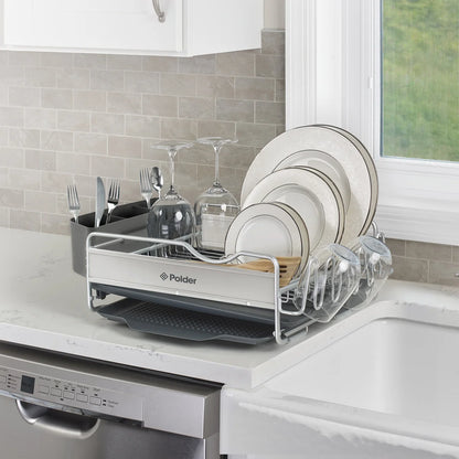 POLDER - Égouttoir à Vaisselle de 4 Pièces Avantage Aluminium-piece-dish-rack-advantage-aluminum-costco-1966478-5