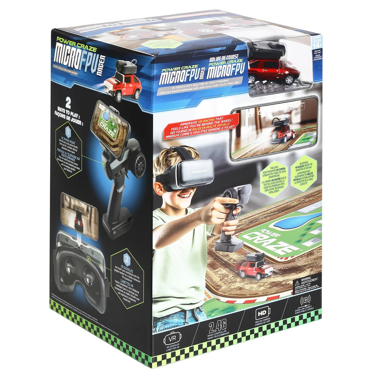 POWER CRAZE - Véhicule Radiocommandé avec Diffusion Vidéo HD en Temps Réel-RC-VEHICLE-WITH-REAL-TIME-HD-VIDEO-STREAMING-COSTCO-2646612