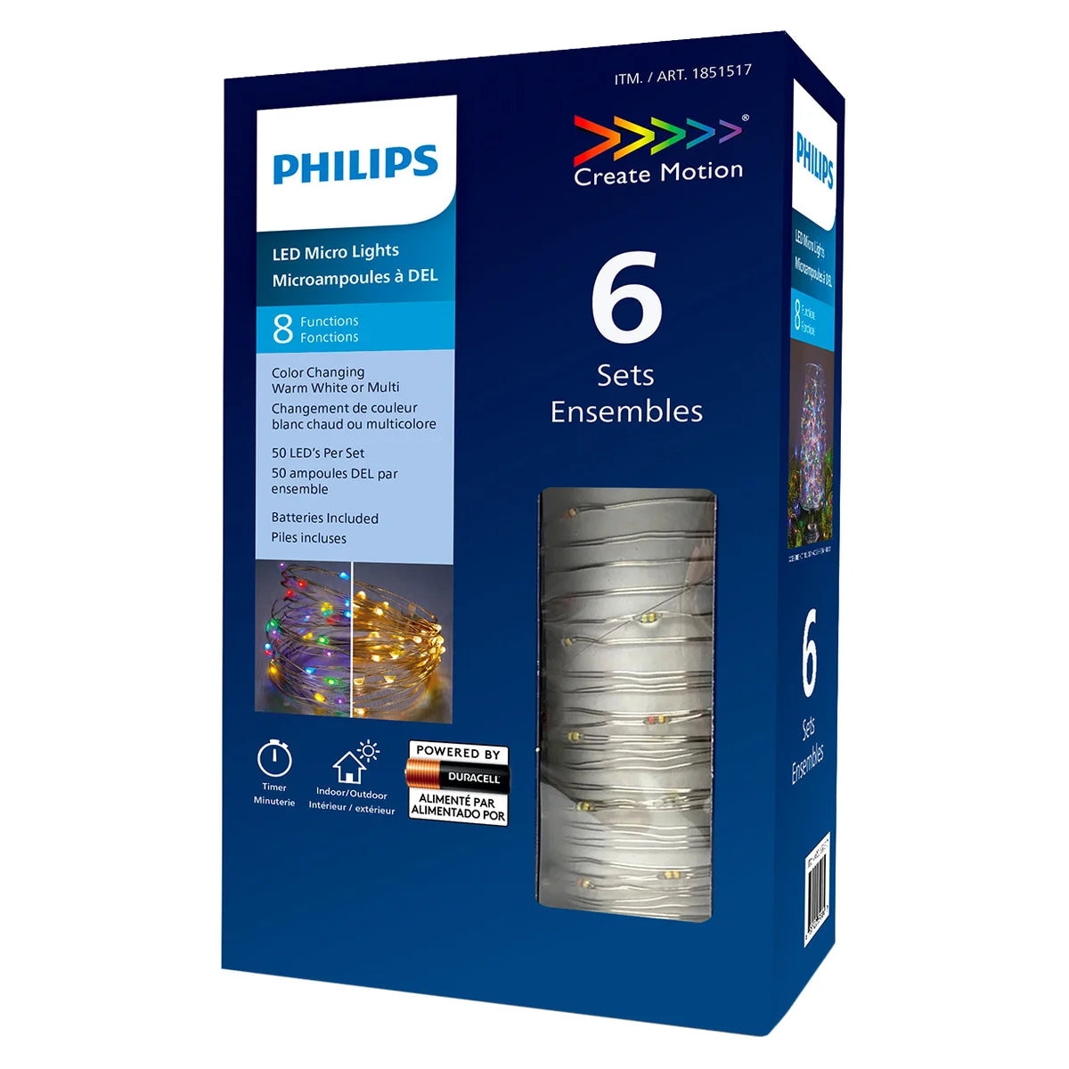 PHILIPS - Paquet de 6 Ensembles de Microampoules à DEL-pack-sets-led-micro-lights-costco-1851517
