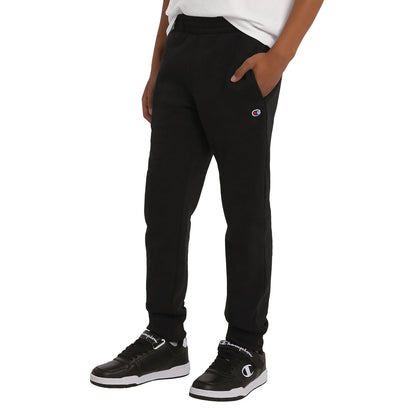 CHAMPION - Pantalon en Molleton pour Garçon-Boys-Fleece-Jogger-Noir-Black-8406868-1942477