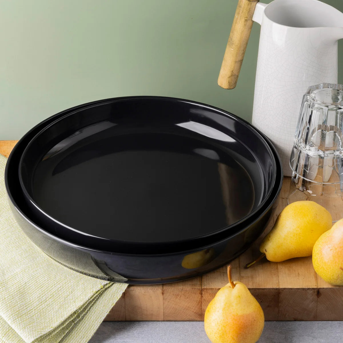 TRUDEAU - Ensemble de 2 Bols de Service Emboitables-nesting-serving-bowls-set-piece-costco-1927965-noir-black-2