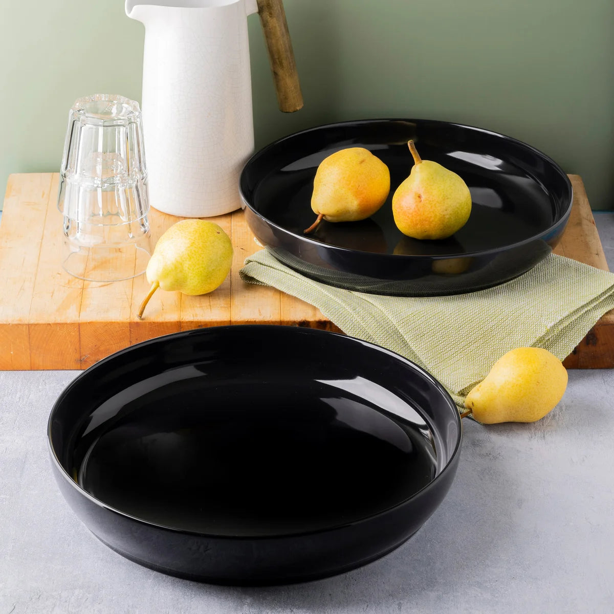 TRUDEAU - Ensemble de 2 Bols de Service Emboitables-nesting-serving-bowls-set-piece-costco-1927965-noir-black-3