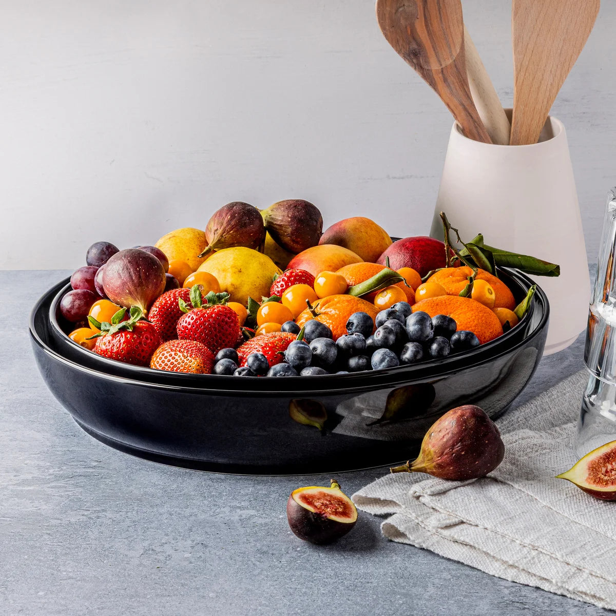 TRUDEAU - Ensemble de 2 Bols de Service Emboitables-nesting-serving-bowls-set-piece-costco-1927965-noir-black-4