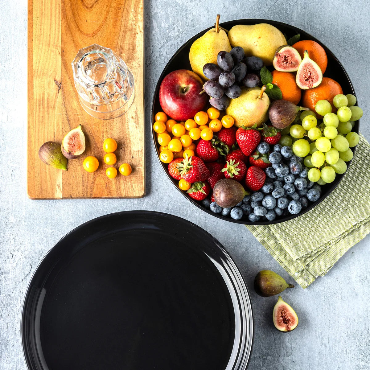 TRUDEAU - Ensemble de 2 Bols de Service Emboitables-nesting-serving-bowls-set-piece-costco-1927965-noir-black-6