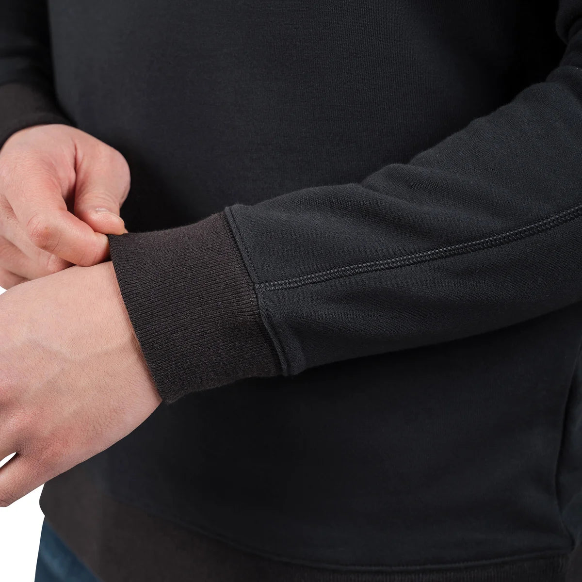 ROUGH DRESS - Chandail pour Homme-Mens-French-Terry-Crewneck-Noir-Black-1910015-1934623