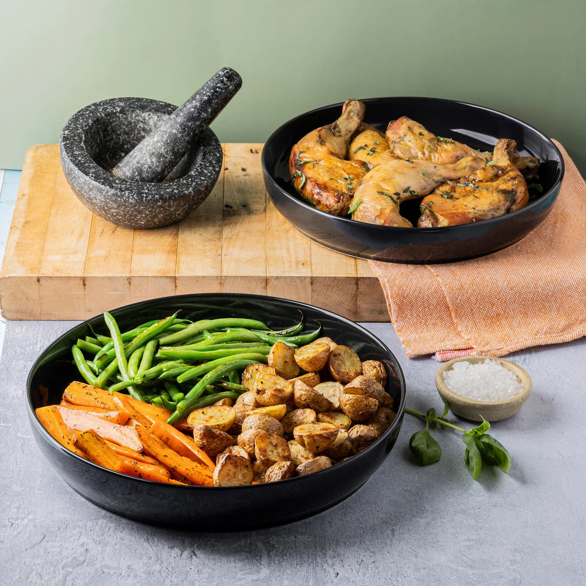 TRUDEAU - Ensemble de 2 Bols de Service Emboitables-nesting-serving-bowls-set-piece-costco-1927965-noir-black-7