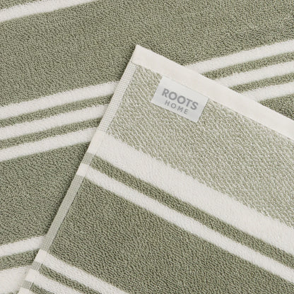ROOTS HOME - Ensemble de 4 Serviettes à Main-pack-hand-towels-costco-1843361-green-vert-4