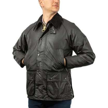 BARBOUR - Veste Cirée Bedale pour Homme-waxed-vest-coat-costco-1982908-noir-black-2