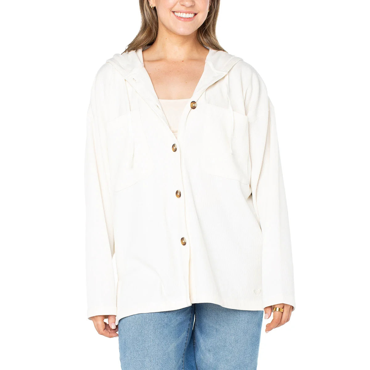 ROXY - Veste à Capuchon Coastal Pour Femme-womens-coastal-Jacket-Crème-Beige-Blanc-Cream-white-1897201-1926275