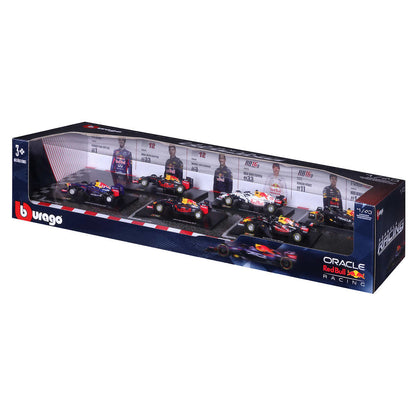 burago-paquet-6-voitures-course-formule-1-red-bull-formula-die-cast-1:43-2