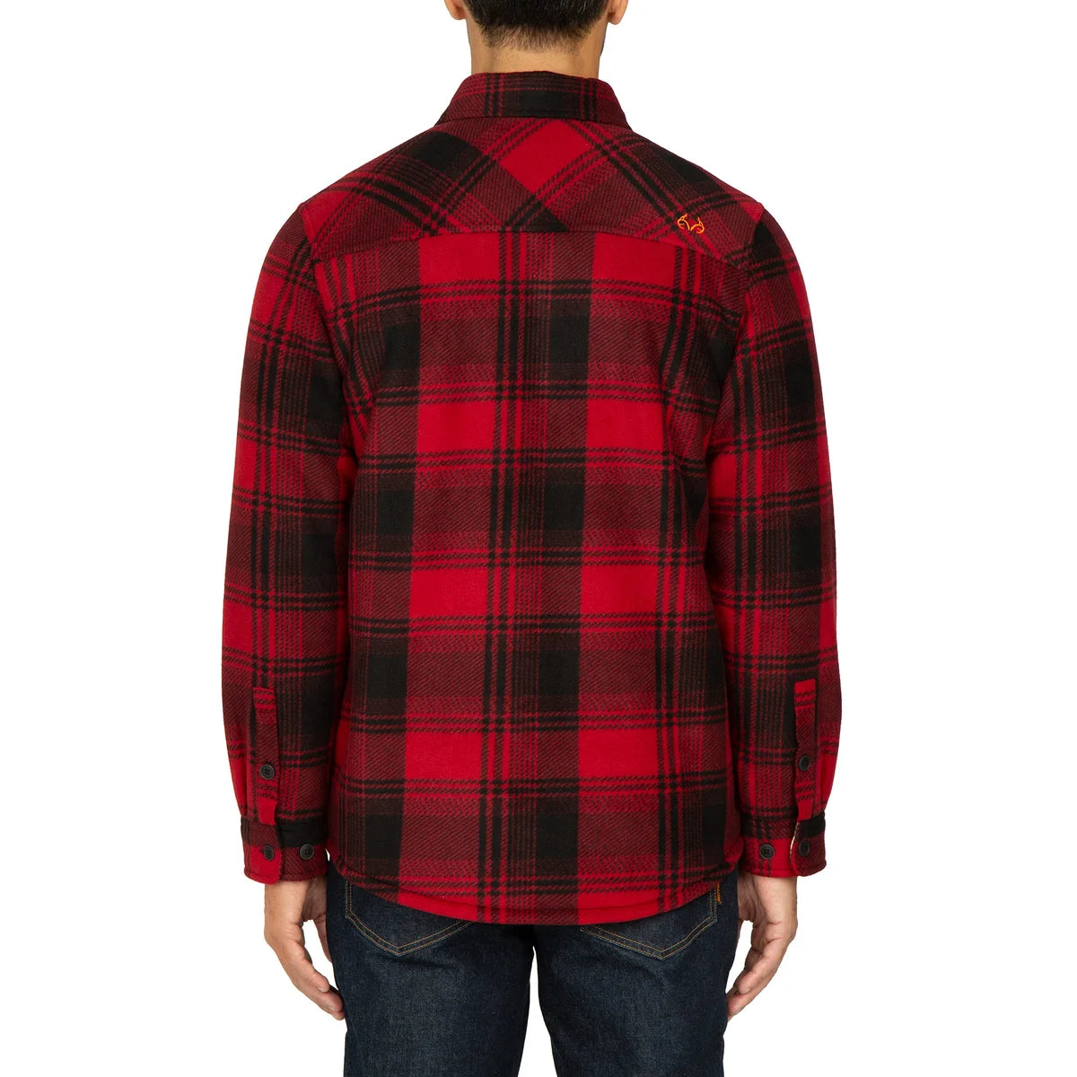 REALTREE - Veste Doublée en Sherpa Pour Homme-Mens-Sherpa-Lined-Jacket-Rouge-Red-1630548-1924688