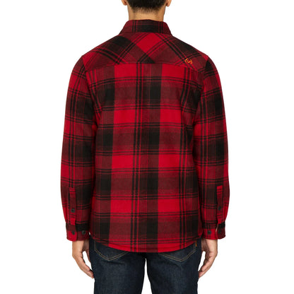 REALTREE - Veste Doublée en Sherpa Pour Homme-Mens-Sherpa-Lined-Jacket-Rouge-Red-1630548-1924688