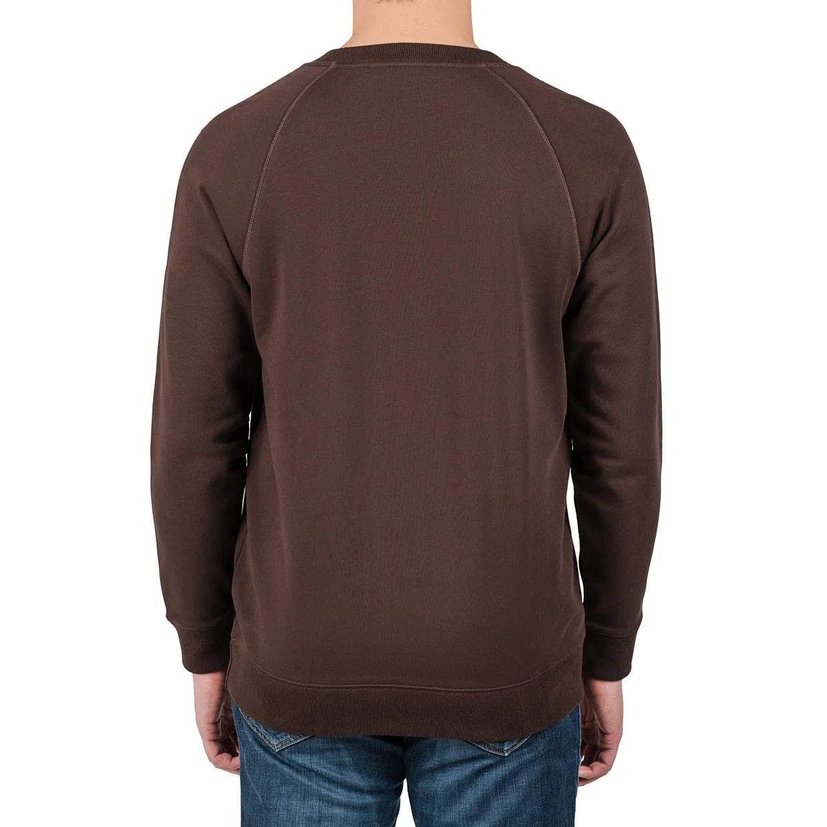 ROUGH DRESS - Chandail pour Homme-Mens-French-Terry-Crewneck-Brun-Brown-1910019-1934625