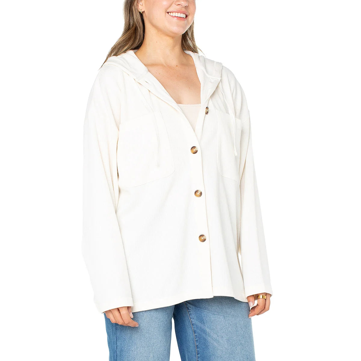 ROXY - Veste à Capuchon Coastal Pour Femme-womens-coastal-Jacket-Crème-Beige-Blanc-Cream-white-1897201-1926275
