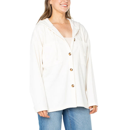 ROXY - Veste à Capuchon Coastal Pour Femme-womens-coastal-Jacket-Crème-Beige-Blanc-Cream-white-1897201-1926275