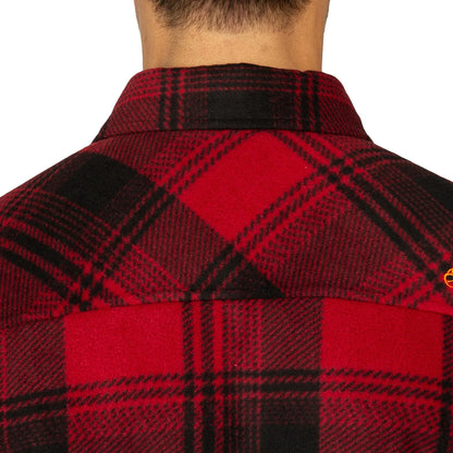 REALTREE - Veste Doublée en Sherpa Pour Homme-Mens-Sherpa-Lined-Jacket-Rouge-Red-1630548-1924688