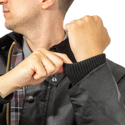 BARBOUR - Veste Cirée Bedale pour Homme-waxed-vest-coat-costco-1982908-noir-black-7