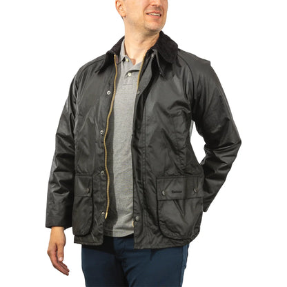 BARBOUR - Veste Cirée Bedale pour Homme-waxed-vest-coat-costco-1982908-noir-black