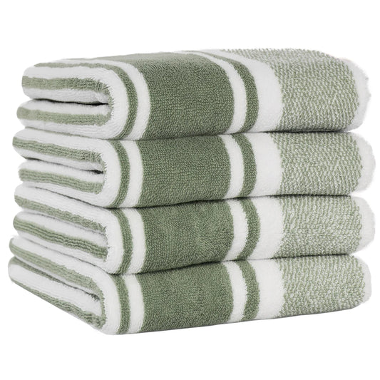 ROOTS HOME - Ensemble de 4 Serviettes à Main-pack-hand-towels-costco-1843361-green-vert