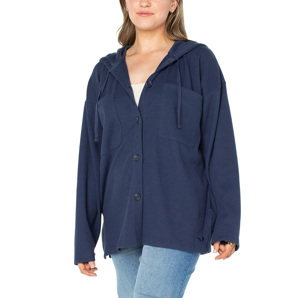 ROXY - Veste à Capuchon Coastal Pour Femme-womens-coastal-Jacket-Bleu-Marine-Blue-Navy-1897201-1926277