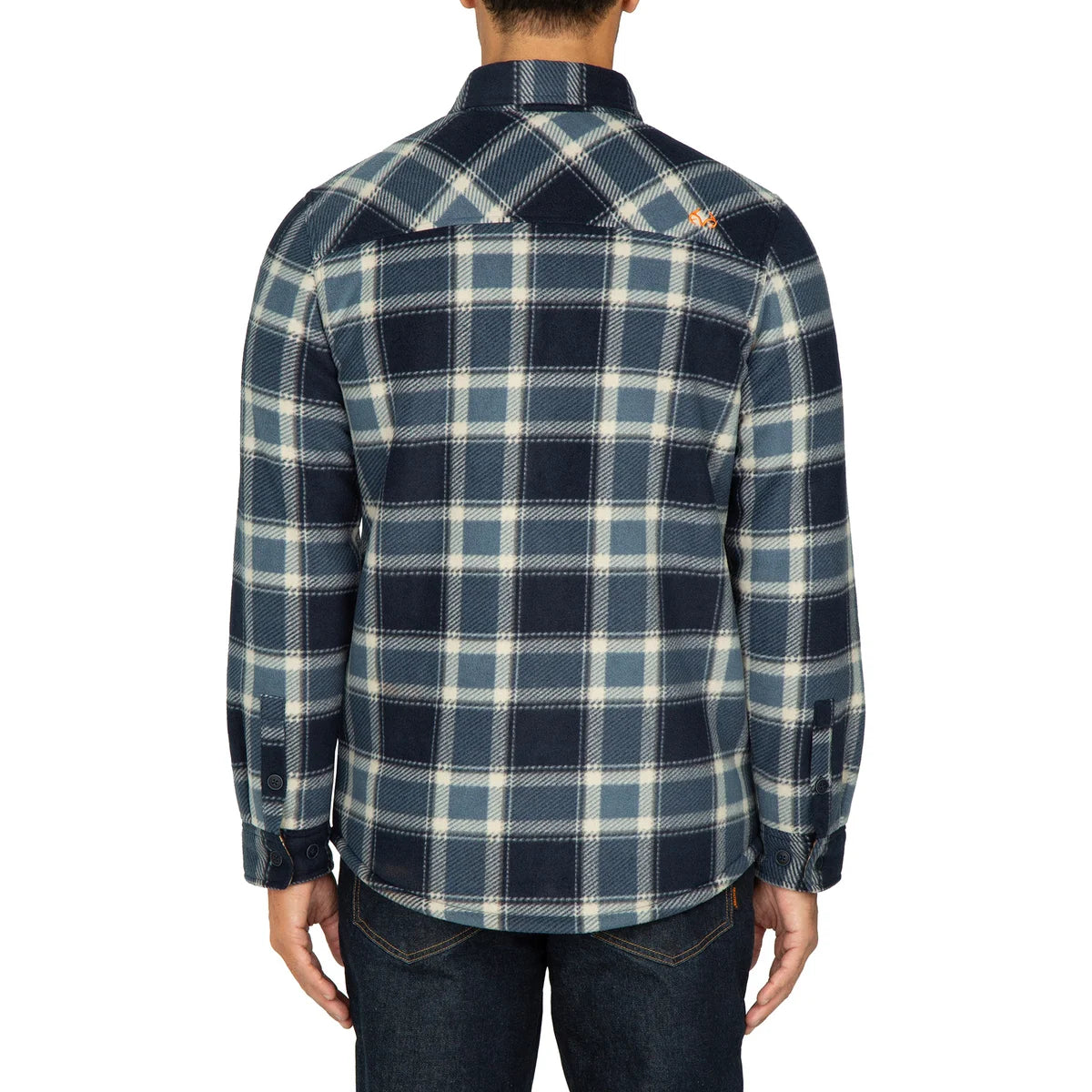 REALTREE - Veste Doublée en Sherpa Pour Homme-Mens-Sherpa-Lined-Jacket-Bleu-Blue-1630546-1924690