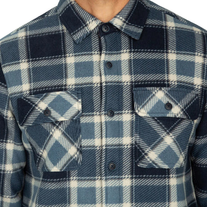 REALTREE - Veste Doublée en Sherpa Pour Homme-Mens-Sherpa-Lined-Jacket-Bleu-Blue-1630546-1924690