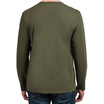 Rough Dress - T-Shirt Basique à Manches Longues pour Homme-Mens-long-sleeve-tshirt-1905520-1918038-vert-green