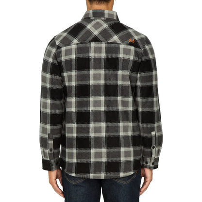 REALTREE - Veste Doublée en Sherpa Pour Homme-Mens-Sherpa-Lined-Jacket-Gris-Grey-1630545-1924689