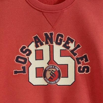 SCOTCH & SODA - Chandail en Molleton pour Enfant-Kids-Crewneck-Sweatshirt-Orange 8091919-1930177