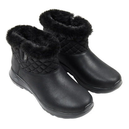 SKECHERS - Bottes pour Femme-Womens-swift-fit-boots-Noir-Black-1936271-1939616