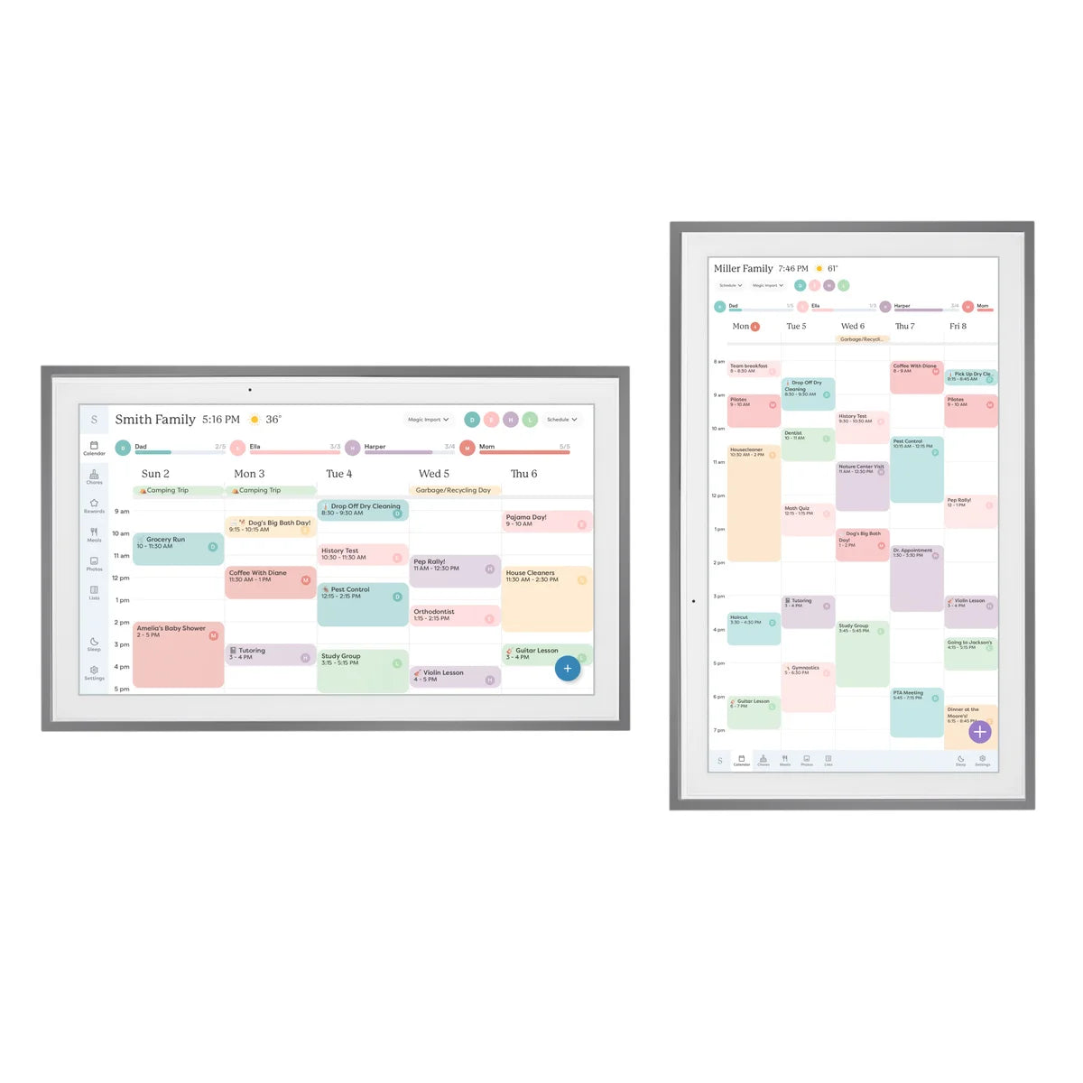SKYLIGHT - Calendrier Intelligent à Écran Tactile de 15 po *Boite Ouverte*-smart-calendar-touchscreen-in-costco-2779005-grey-gris-charcoal-charbon-2
