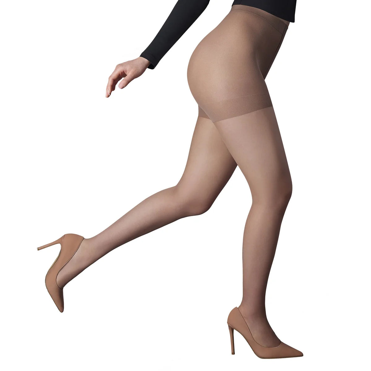 SILK - Paquet de 6 Bas-Culottes Indémaillable pour Femme-Womens-6-pack-run-resistant-pantyhose-beige-3310741-1921044