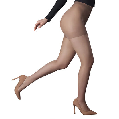 SILK - Paquet de 6 Bas-Culottes Indémaillable pour Femme-Womens-6-pack-run-resistant-pantyhose-beige-3310741-1921044