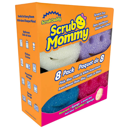 scrub-daddy-paquet-8-tampons-récurer-scrub-mommy-scrubbers-pack-2