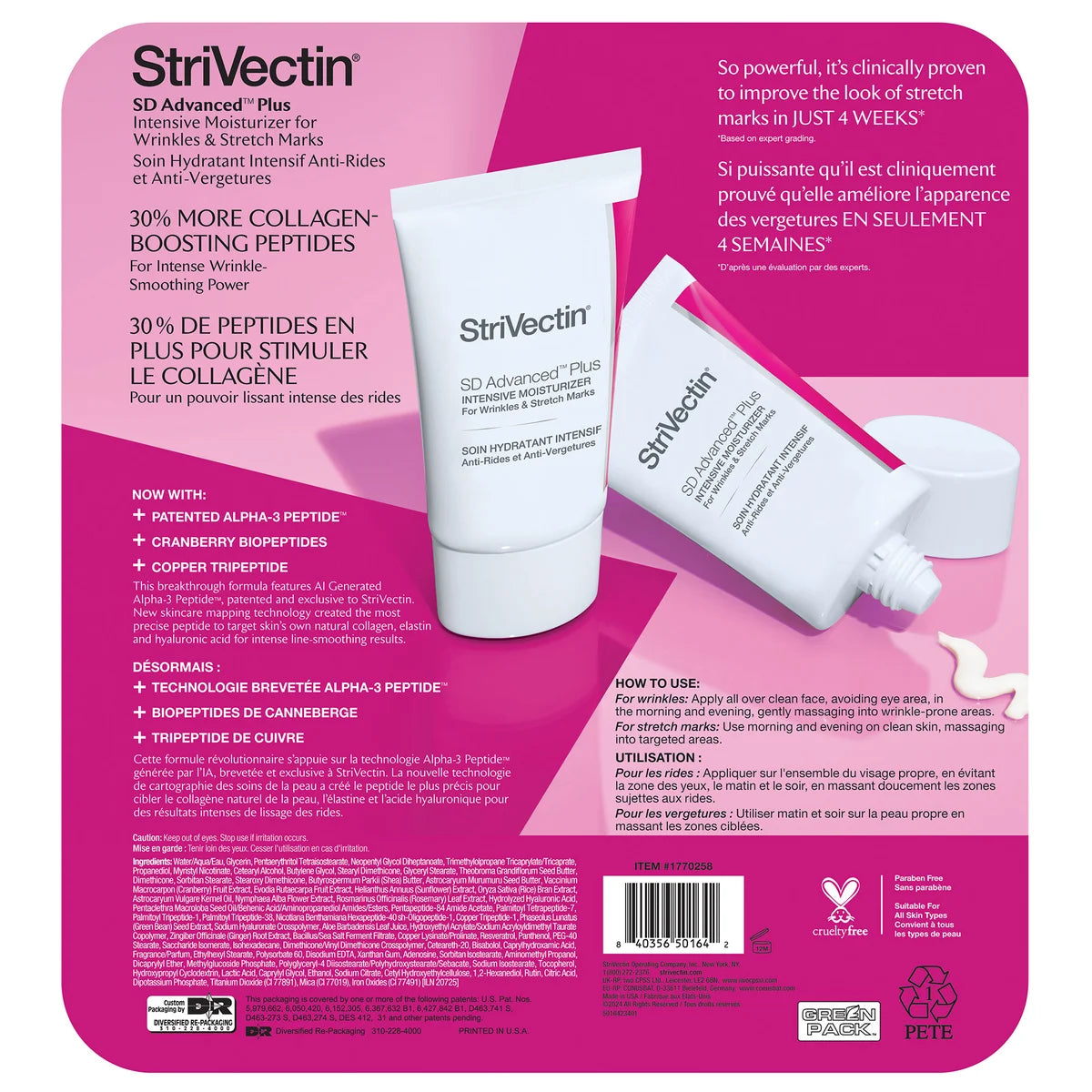 STIVECTIN - Ensemble de 2 Soins Hydratants Intensif Anti-Rides et Anti-Vergetures-intensive-moisturizers-wrinkles-strech-marks-sd-advanced-plus-2