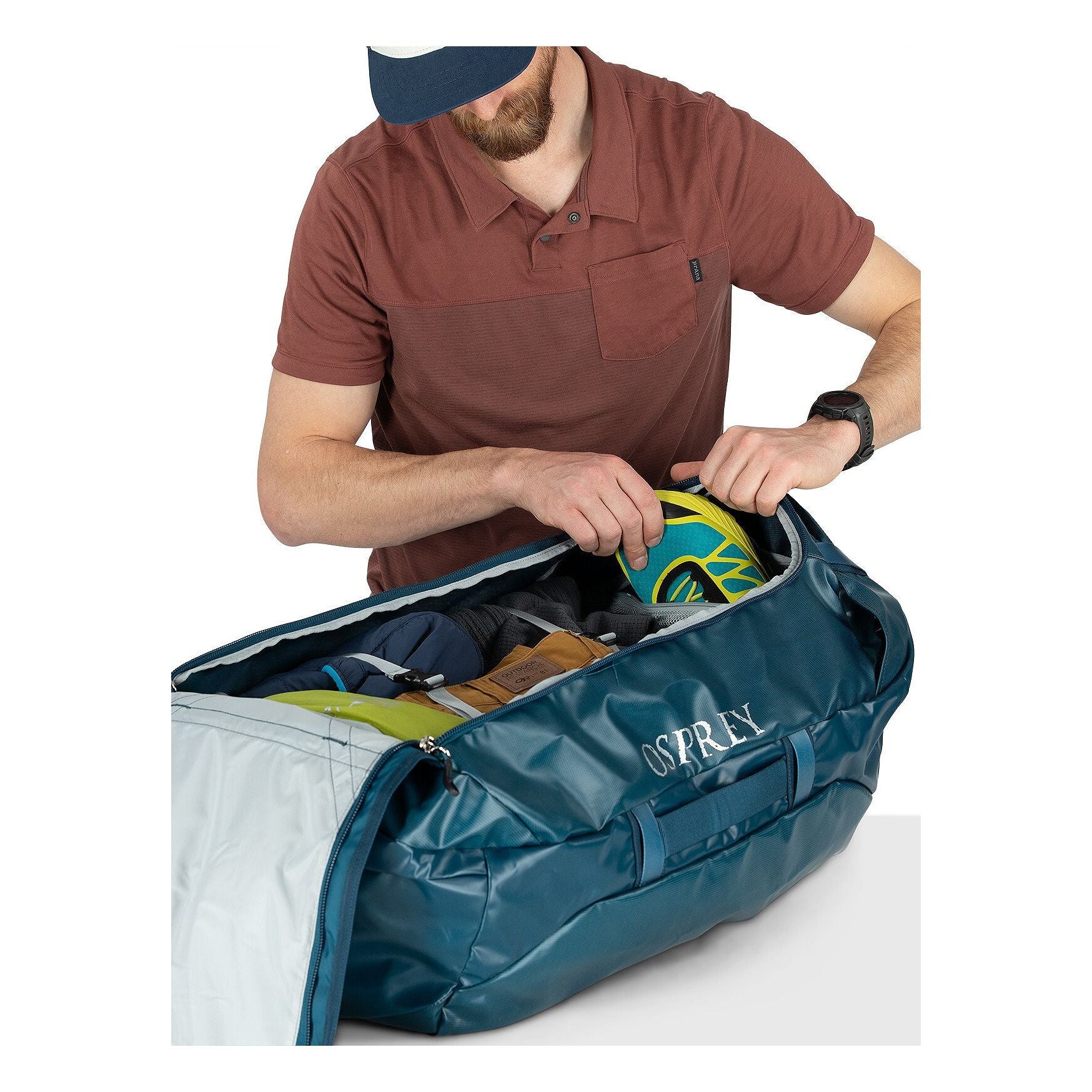 osprey 120l bag Transporter 120 Duffel ensures your belongings remain protected in all weather conditions OSPREY - Transporter Duffel Bag